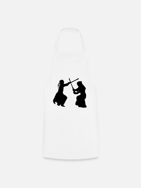 Arts martiaux Kendo -3 - Tablier de cuisine - blanc