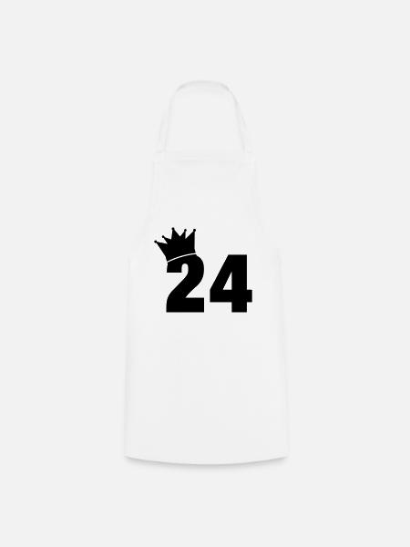 24_krone_f1 - Kochschürze - Weiß