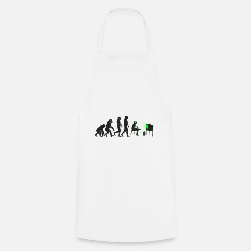 Evolution de l'évolution des joueurs - Tablier de cuisine - blanc