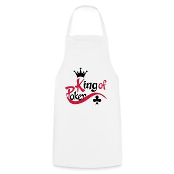 poker - Tablier de cuisine - blanc - Devant - AI Model Male 185 dark (185cm)