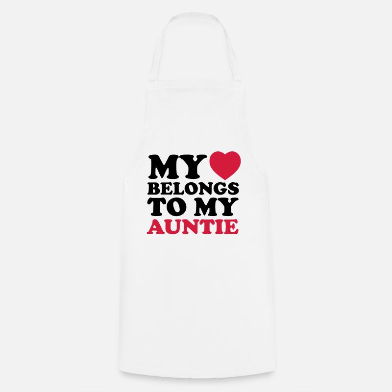 MHBTM auntie - Kochschürze - Weiß