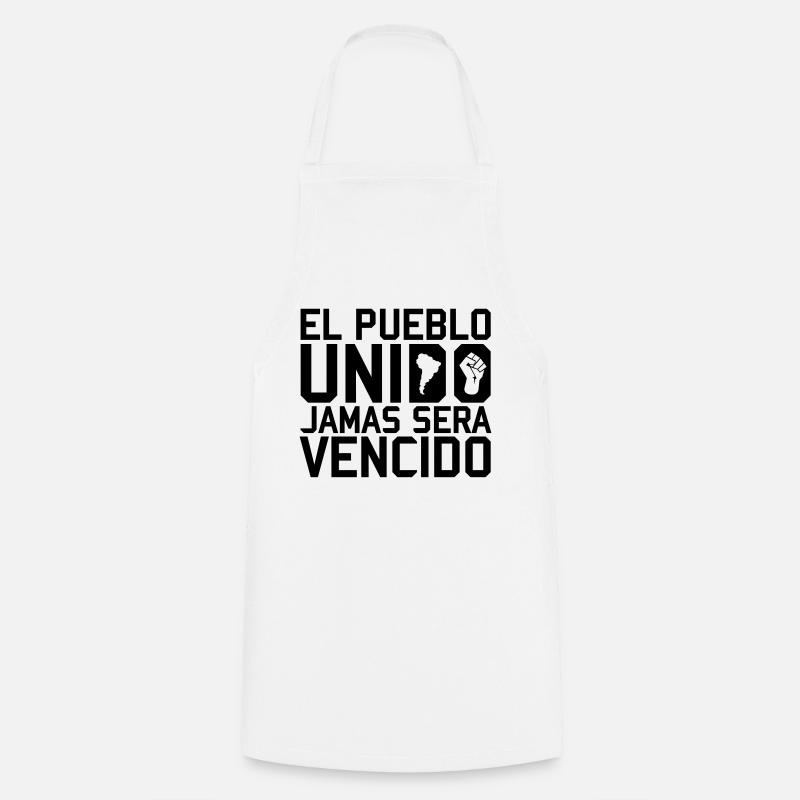 El Pueblo Unido - Tablier de cuisine - blanc