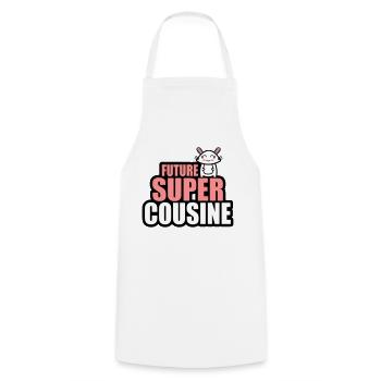 future super cousine - Tablier de cuisine - blanc - Devant - AI Model Male 185 dark (185cm)