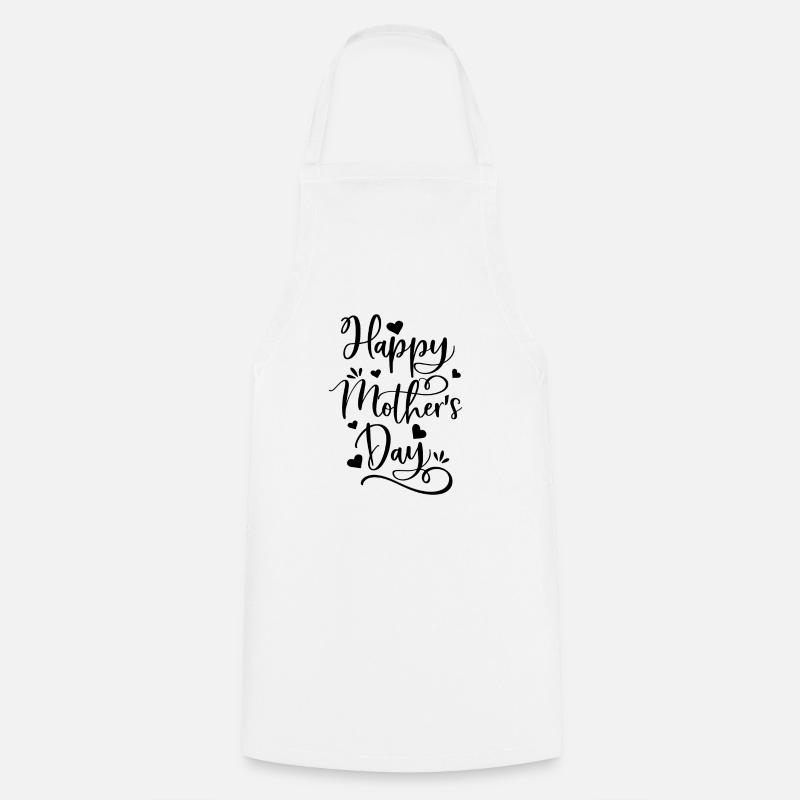 Happy Mother's Day - Cooking Apron - white