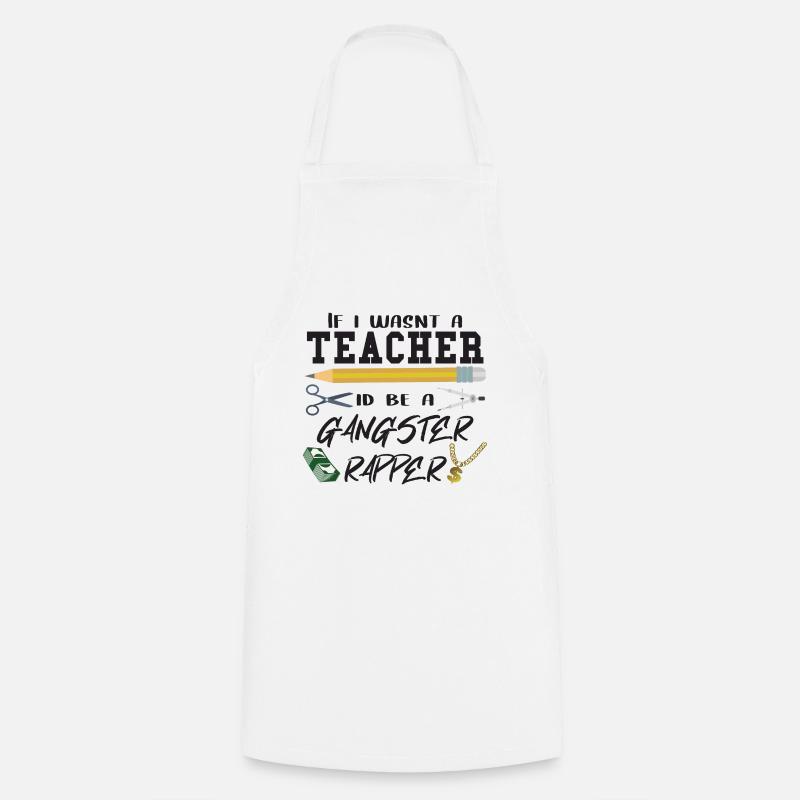 Si je n'étais pas enseignant - Tablier de cuisine - blanc