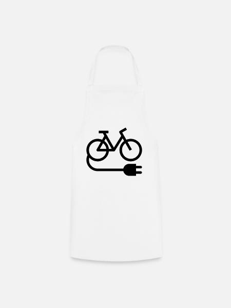 E-bike - Kochschürze - Weiß