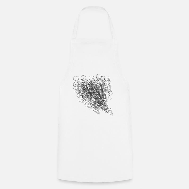 abstract - Cooking Apron - white