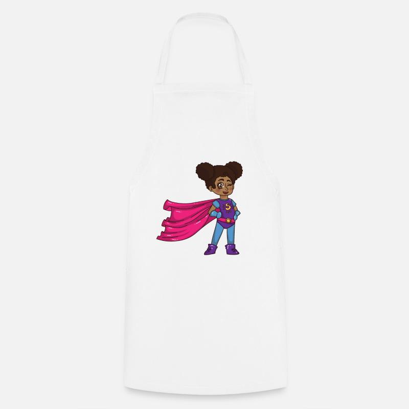 Superhéroïne Precious - Tablier de cuisine - blanc