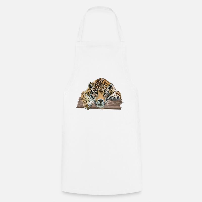 Jaguar - Cooking Apron - white