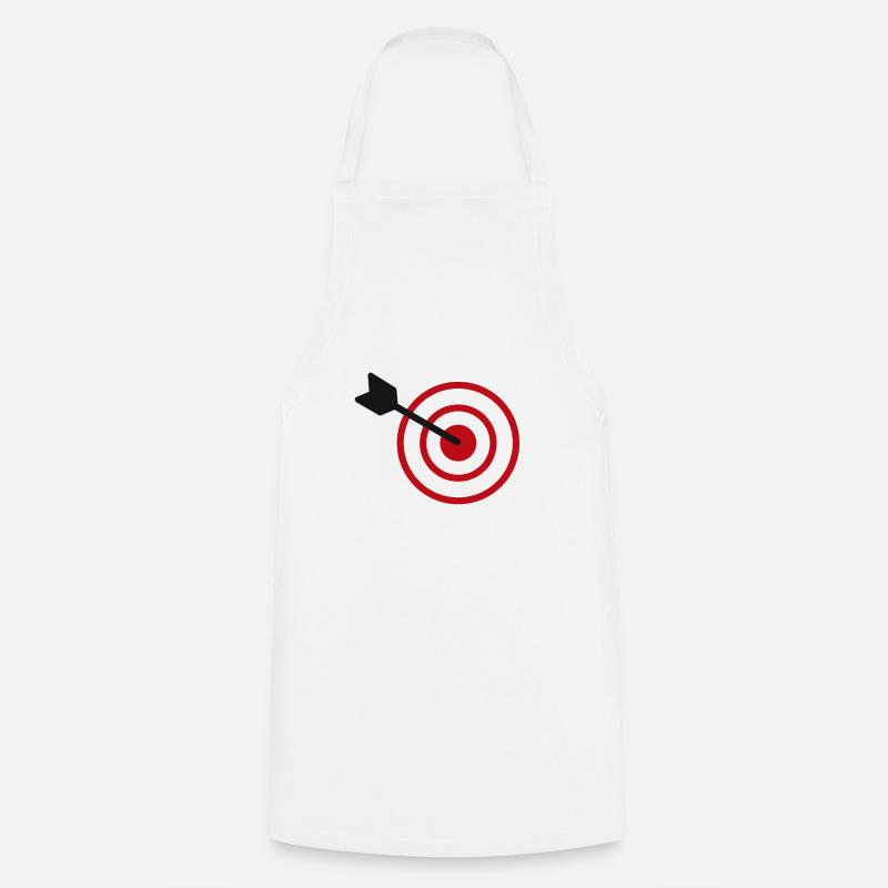 Fléchette flèche fléchettes cadeau jeu de fléchettes - Tablier de cuisine - blanc