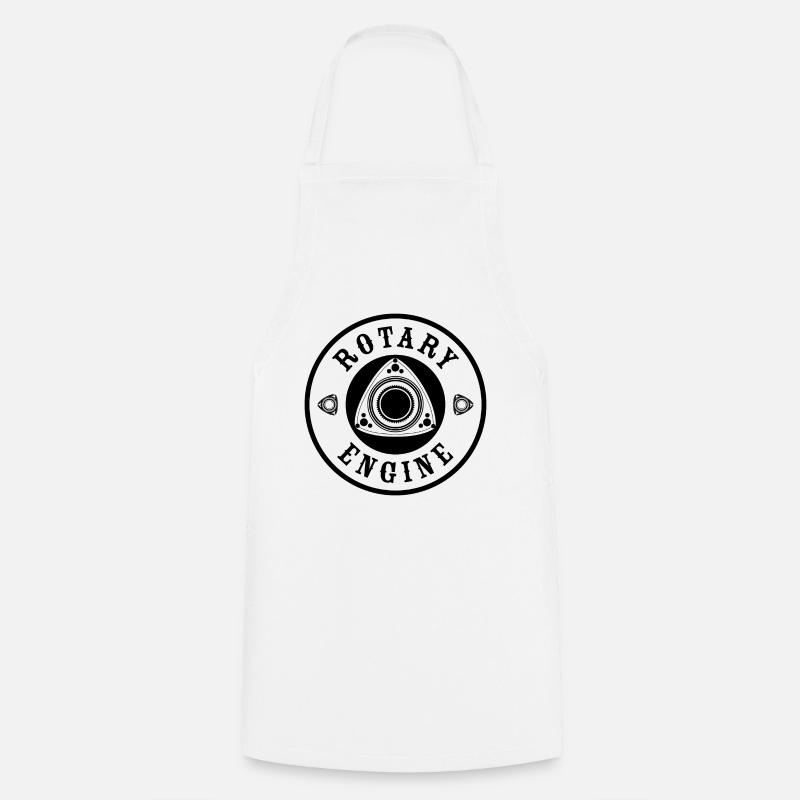 Moteur rotatif - Blanc - Tablier de cuisine - blanc
