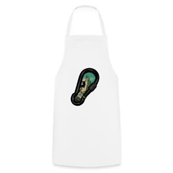 Grimper - Tablier de cuisine - blanc - Devant - AI Model Male 185 dark (185cm)