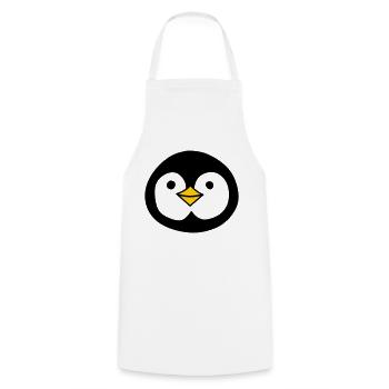 Cute penguin - Kochschürze - Weiß - Vorne - AI Model Male 185 dark (185cm)
