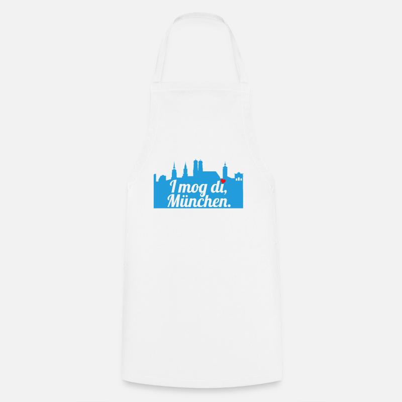 I mog di - Munich - Cooking Apron - white