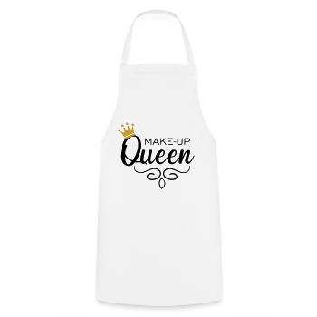 Make-up Queen - Cooking Apron - white - Front - AI Model Male 185 dark (185cm)