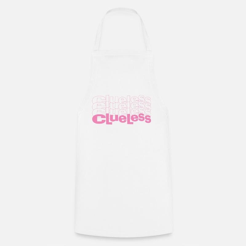 Clueless Logo - Tablier de cuisine - blanc
