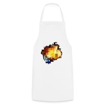 Block - Cooking Apron - white - Front - AI Model Male 185 dark (185cm)