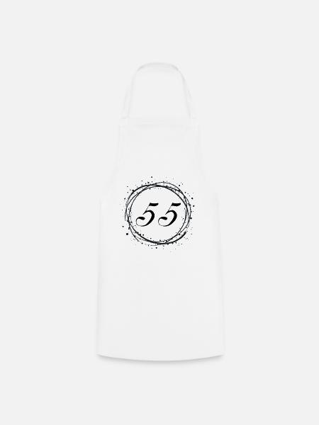 55 - Kochschürze - Weiß