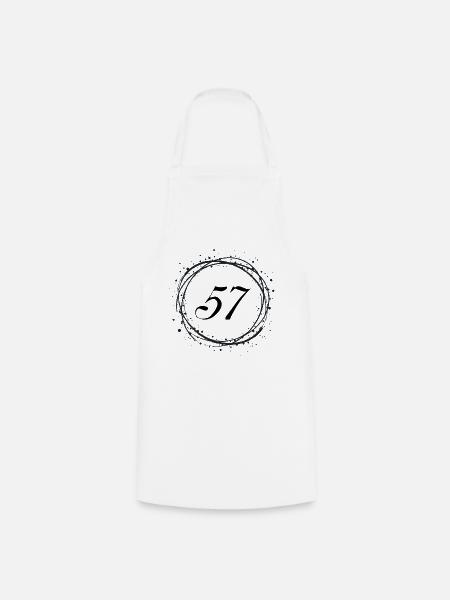 57 - Kochschürze - Weiß