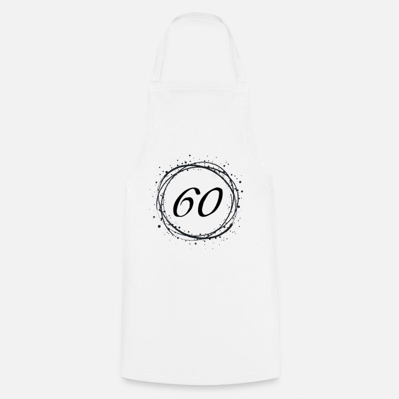 60 - Cooking Apron - white