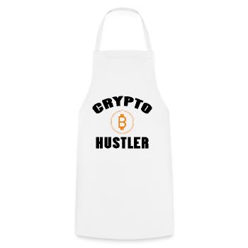 Bitcoin Trading Crypto Stocks - Tablier de cuisine - blanc - Devant - AI Model Male 185 dark (185cm)