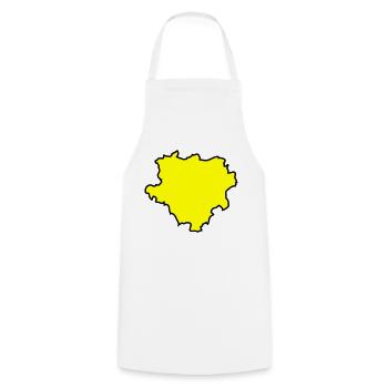 Dortmund Map Map 02 - Cooking Apron - white - Front - AI Model Male 185 dark (185cm)