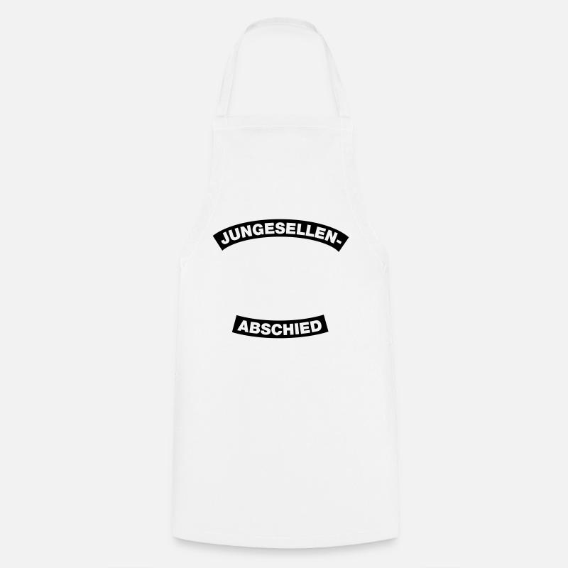 Bachelor Party Frame (Bachelor Party MC Rocker Design) - Cooking Apron - white