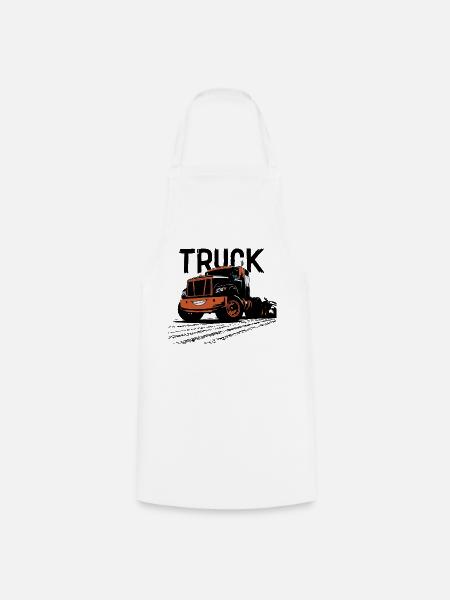 LKW - Kochschürze - Weiß