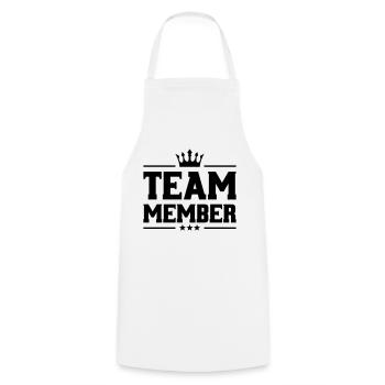 Team Member Krone - Cooking Apron - white - Front - AI Model Male 185 dark (185cm)
