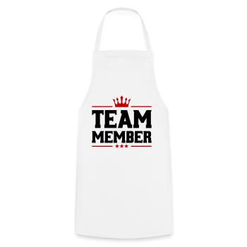 Team Member Krone - Cooking Apron - white - Front - AI Model Male 185 dark (185cm)