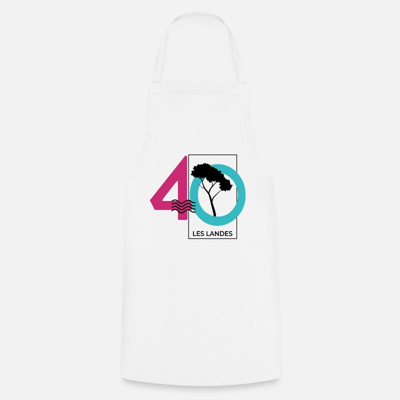 009c 40 LES LANDES - Tablier de cuisine - blanc