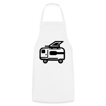 Caravane - Tablier de cuisine - blanc - Devant - AI Model Male 185 dark (185cm)