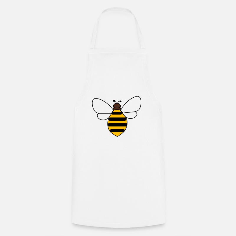Abeille - Tablier de cuisine - blanc