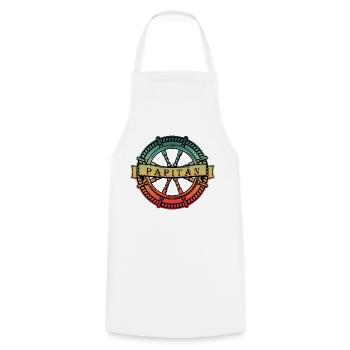 Nordstyle Papitän Ankerdesign N° 1 Ville - Tablier de cuisine - blanc - Devant - AI Model Male 185 dark (185cm)