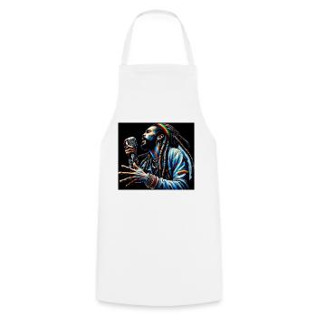 Dreadlock Vibes - Cooking Apron - white - Front - AI Model Male 185 dark (185cm)