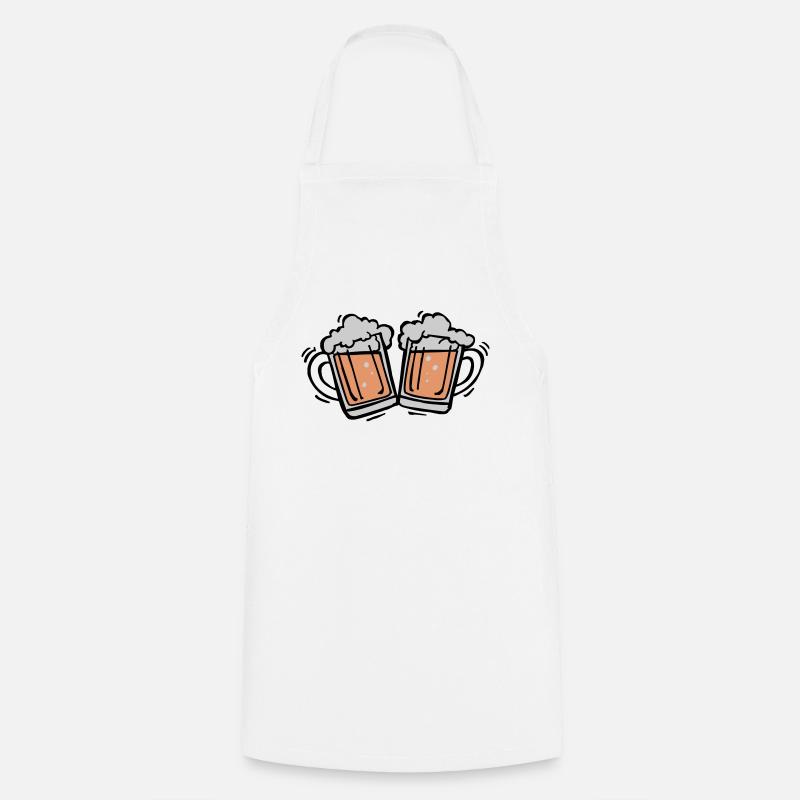 Bier - Cooking Apron - white