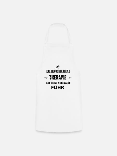 THERAPIE Föhr SONNE - Kochschürze - Weiß