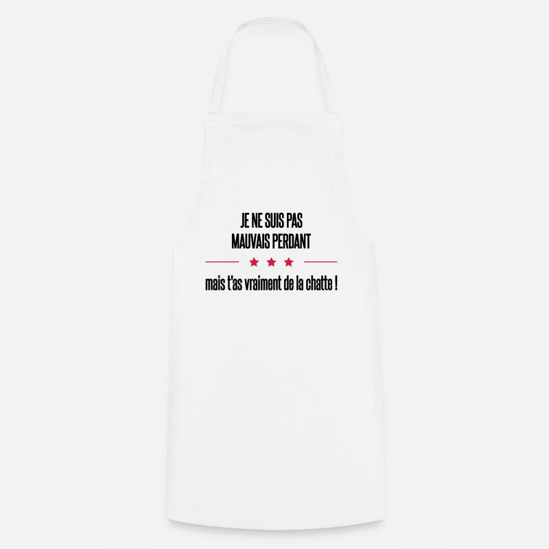 je ne suis - Tablier de cuisine - blanc