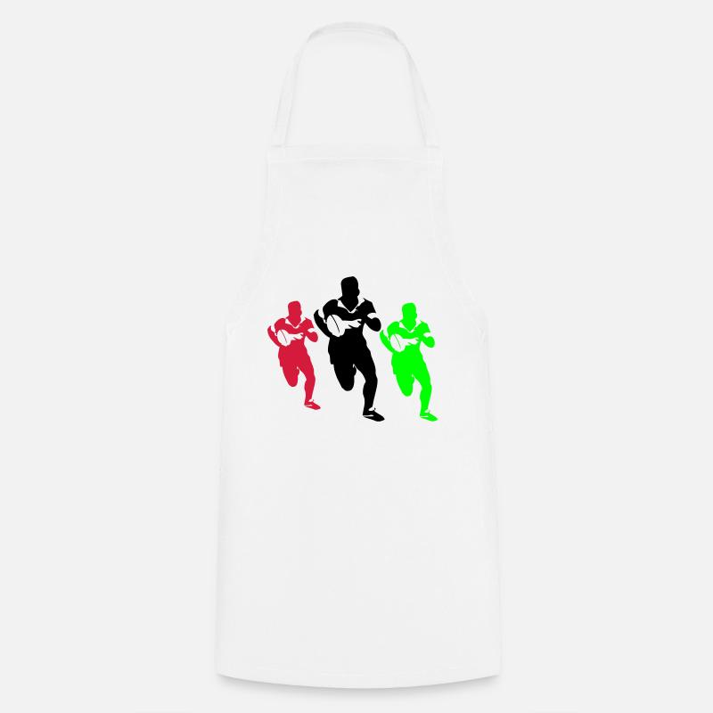 rugby - Cooking Apron - white