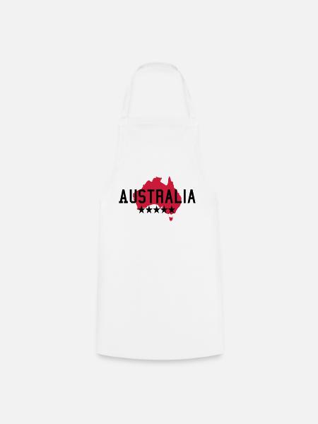 Australien - Kochschürze - Weiß