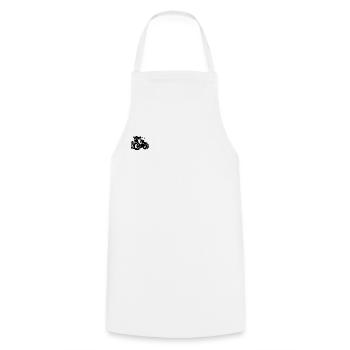 Tracteur - tracteur - remorqueur - agriculteur - Tablier de cuisine - blanc - Devant - AI Model Male 185 dark (185cm)