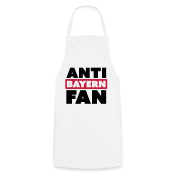 ANTI BAYERN FAN - Kochschürze - Weiß - Vorne - AI Model Male 185 dark (185cm)