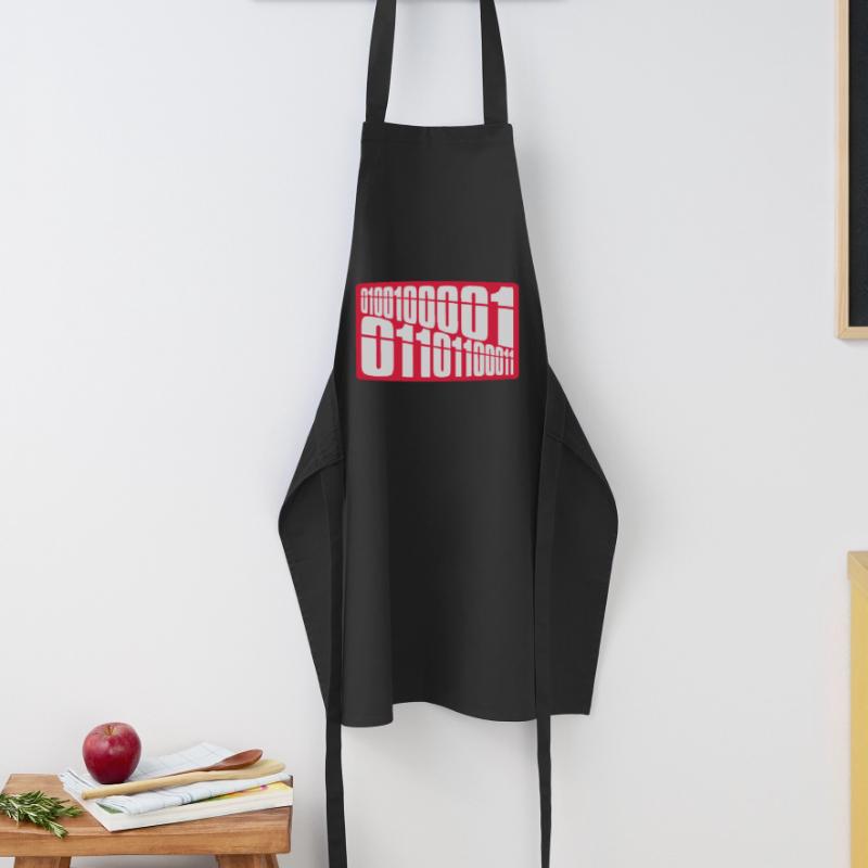 Binary Code Program Language Cooking Apron