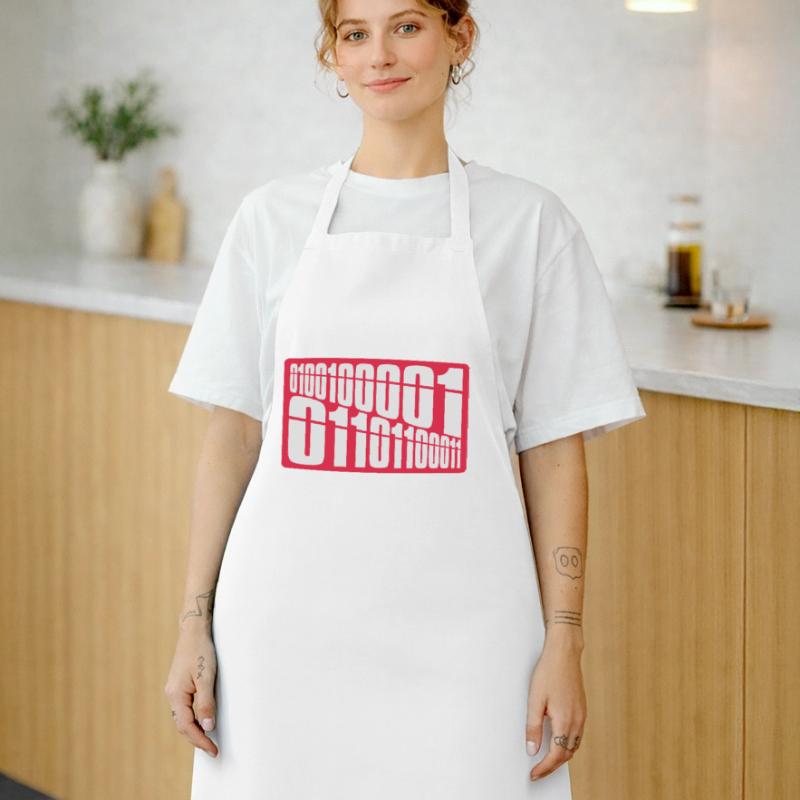 Binary Code Program Language Cooking Apron