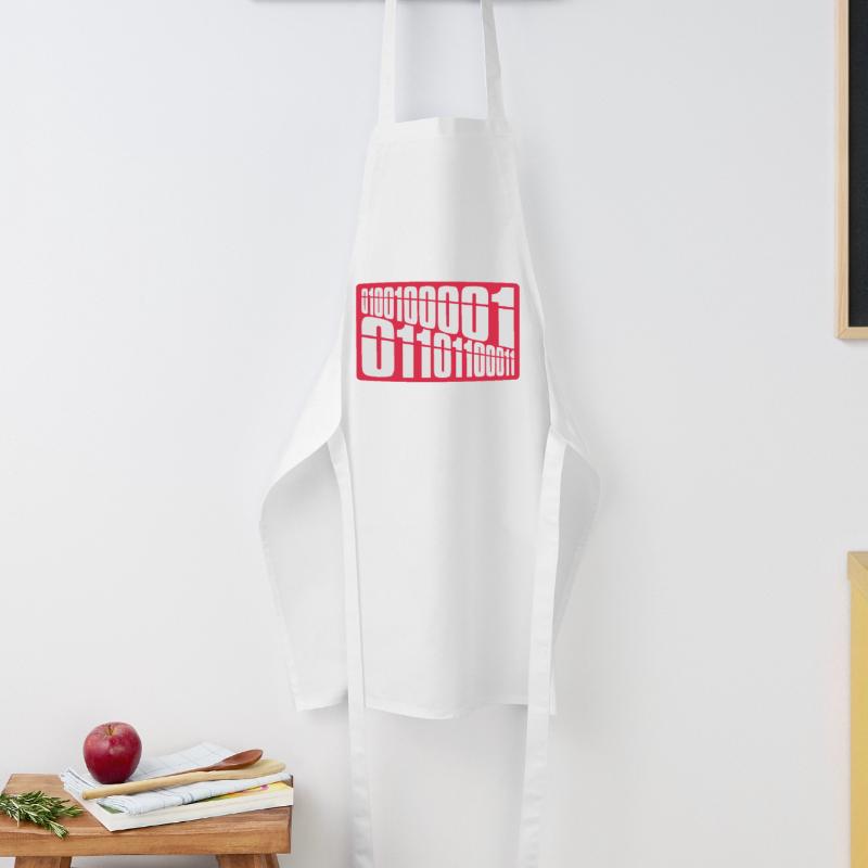 Binary Code Program Language Cooking Apron