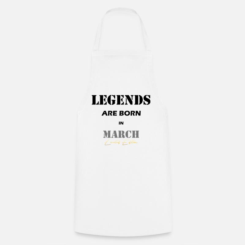 Mars Legends Cadeau noir - Tablier de cuisine - blanc