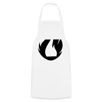 kissing flame flame frenzy - Cooking Apron - white - Front - AI Model Male 185 dark (185cm)