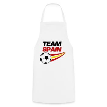 team spain soccer - Kochschürze - Weiß - Vorne - AI Model Male 185 dark (185cm)