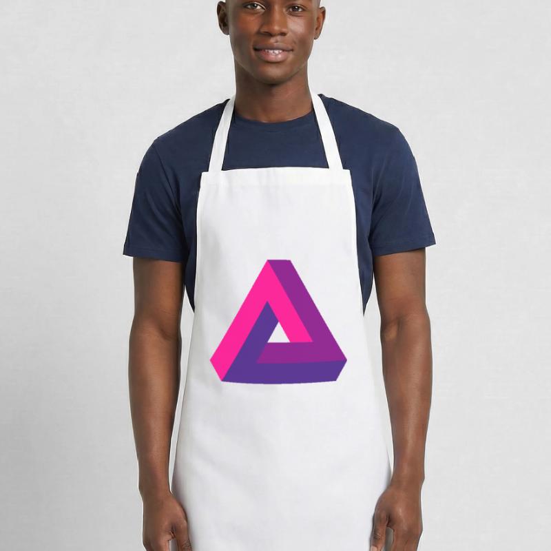 Mind-Bending Perspective: Impossible 3D Triangle Cooking Apron