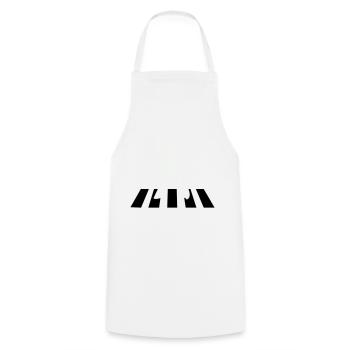 Franchissement du passage piéton - Tablier de cuisine - blanc - Devant - AI Model Male 185 dark (185cm)